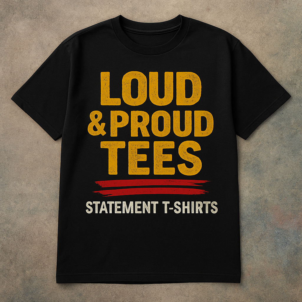 Loud & Proud Tees- Statement T-shirts